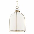 Hudson Valley 1 Light B Pendant 7314-AGB